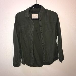 Army Green size XS button up.